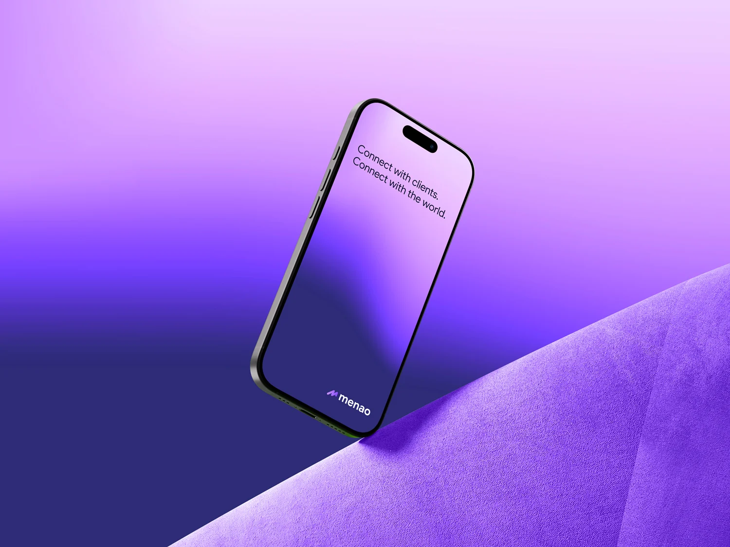 Menao® — application de marque, système de couleurs et typographie