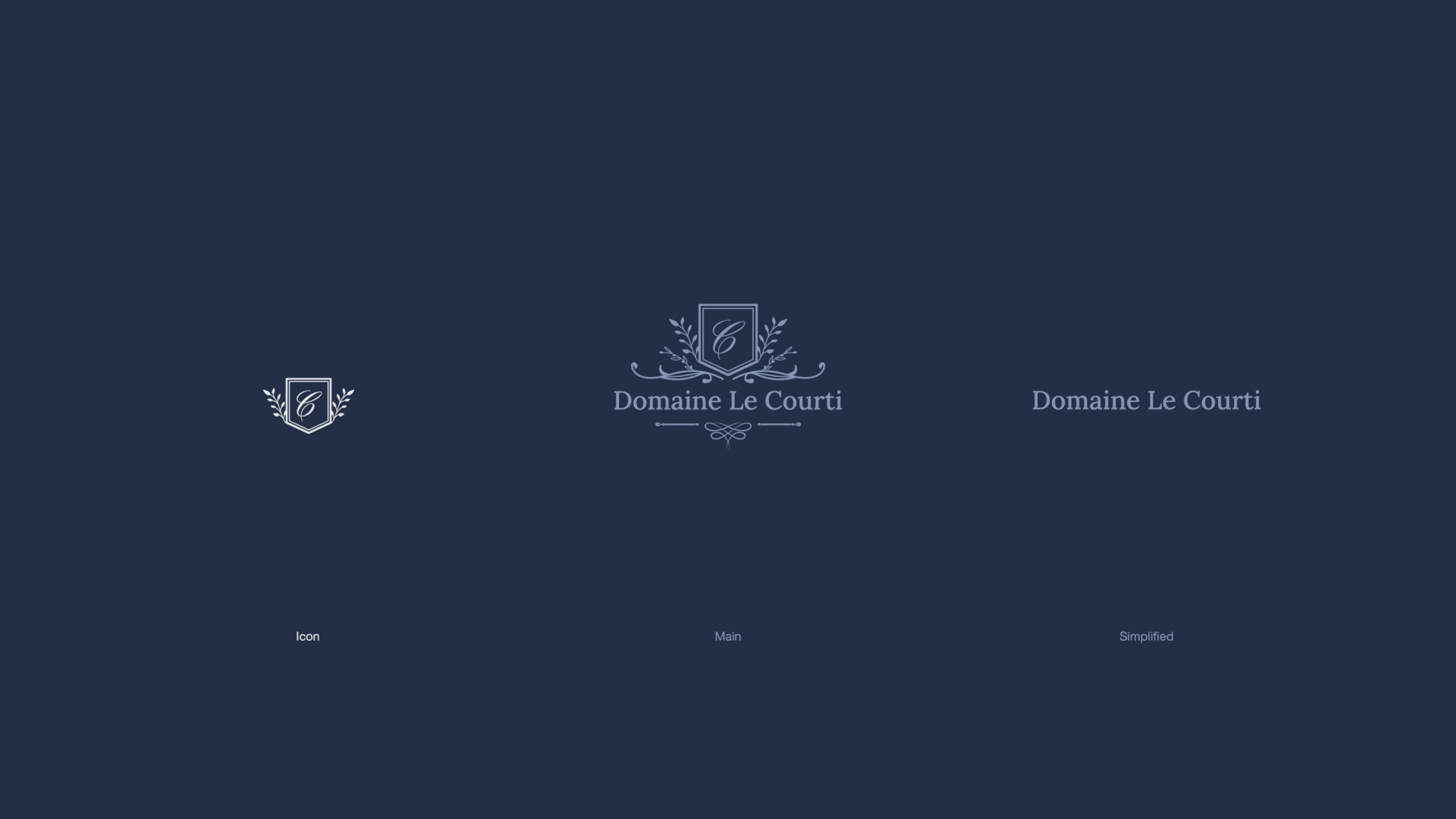 Le Courti — logo animation