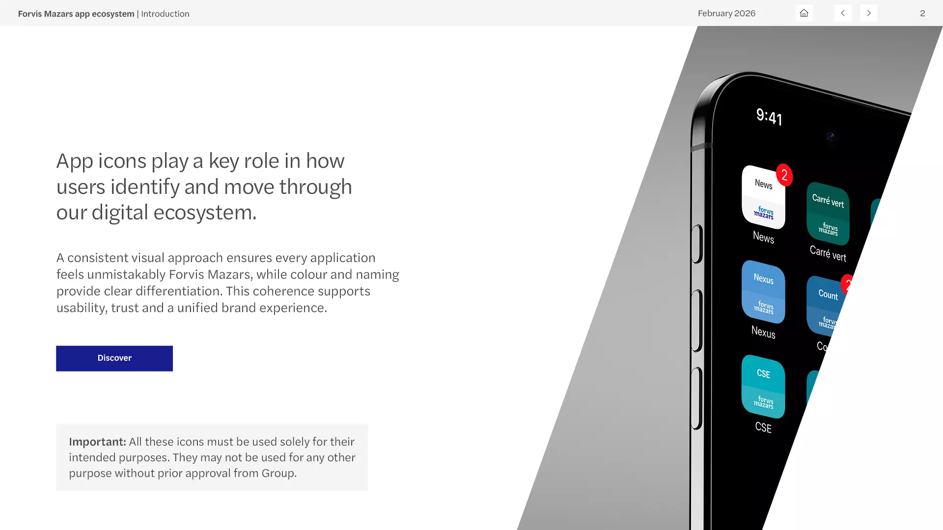 Forvis Mazars — Écosystème d'applications, iconographie système 2