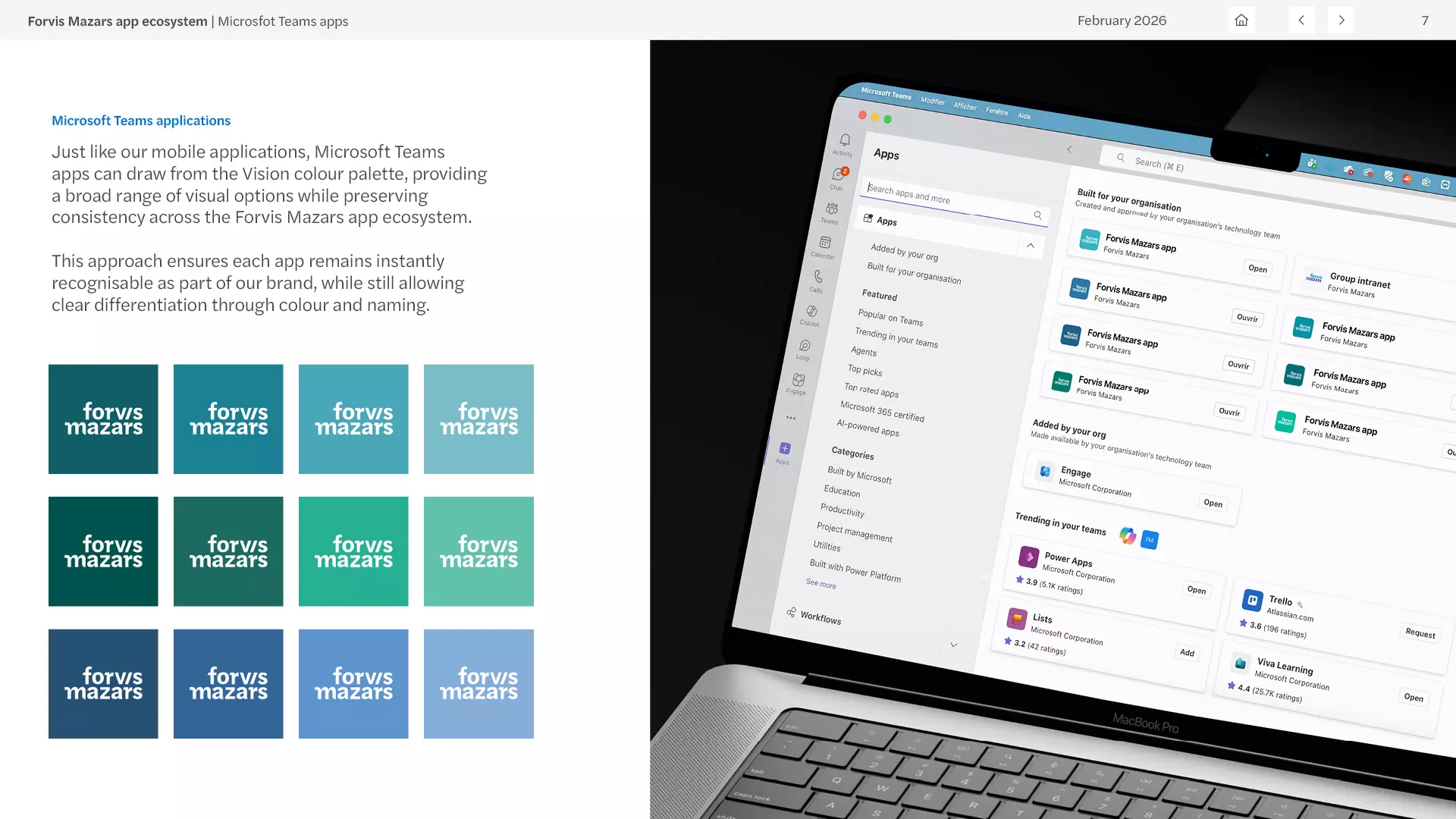 Forvis Mazars — Écosystème d'applications, déploiement global 5