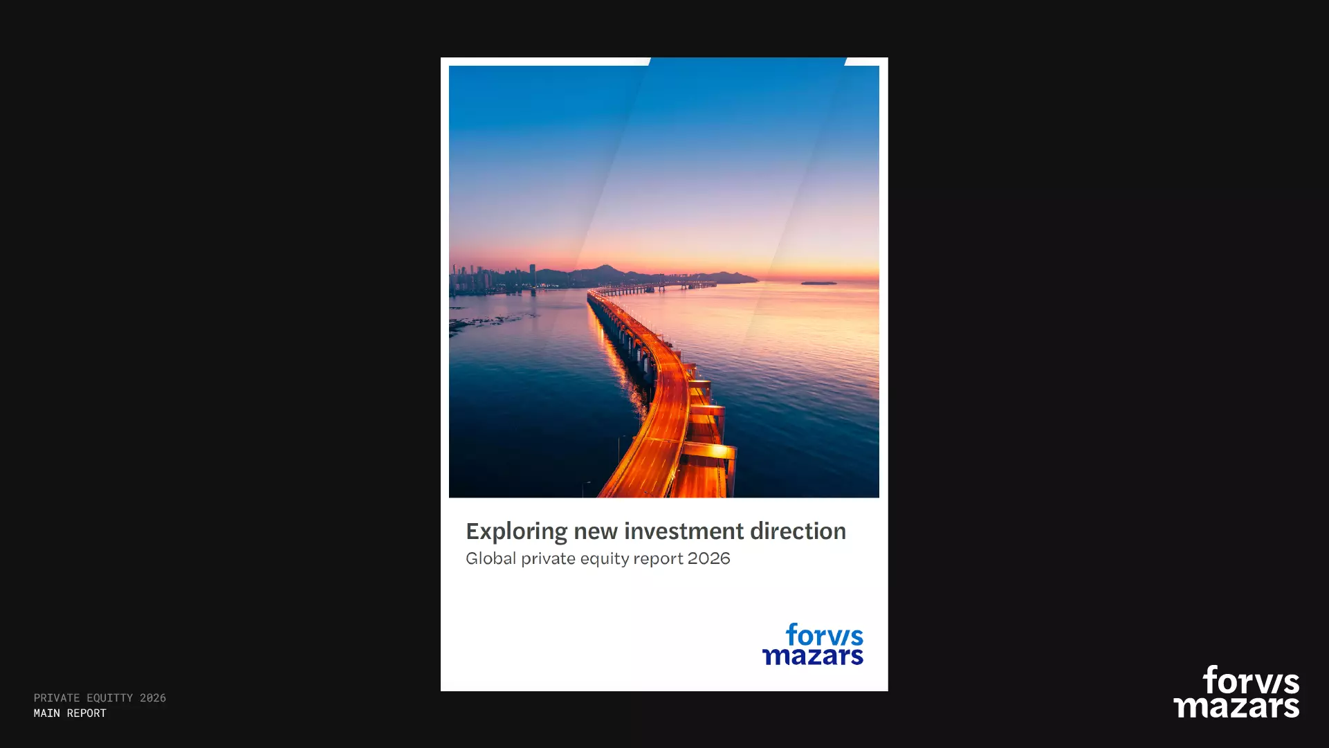 Forvis Mazars — Baromètre C-Suite 2026, direction visuelle campagne 1