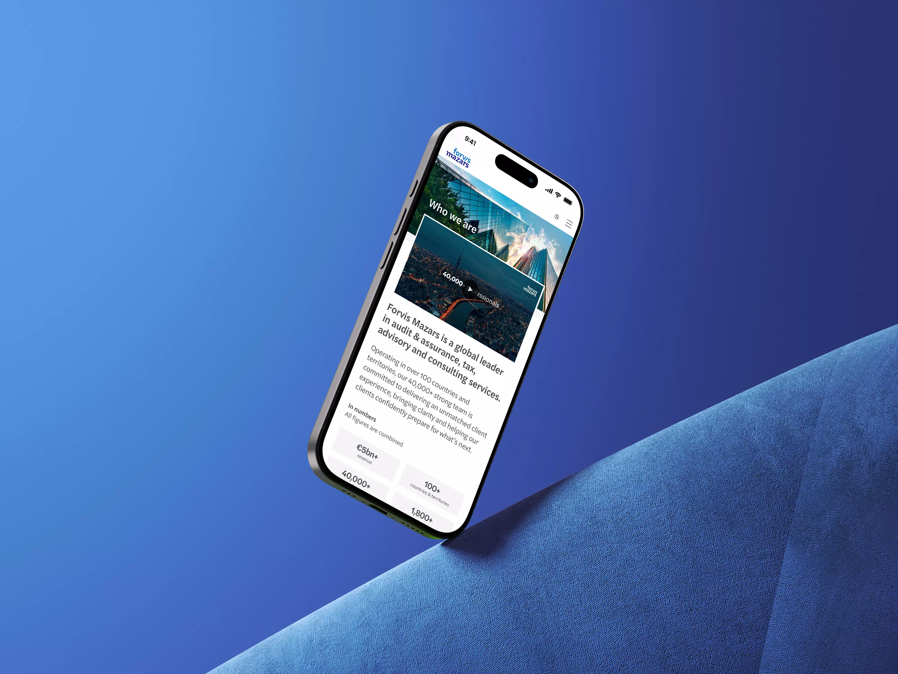 Forvis Mazars — Détail de marque, identité visuelle 1