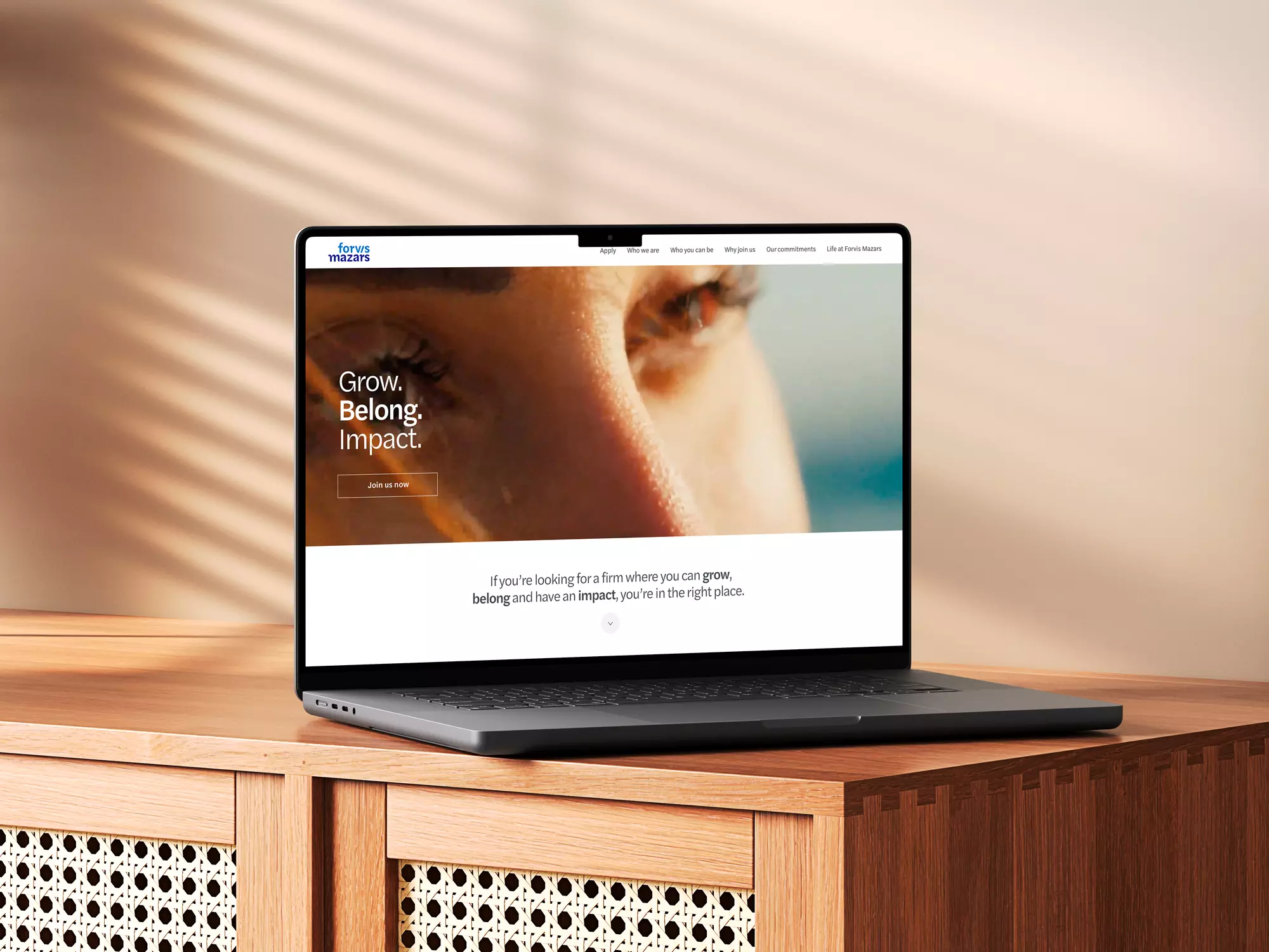 Forvis Mazars — Page d'atterrissage, expérience digitale 2