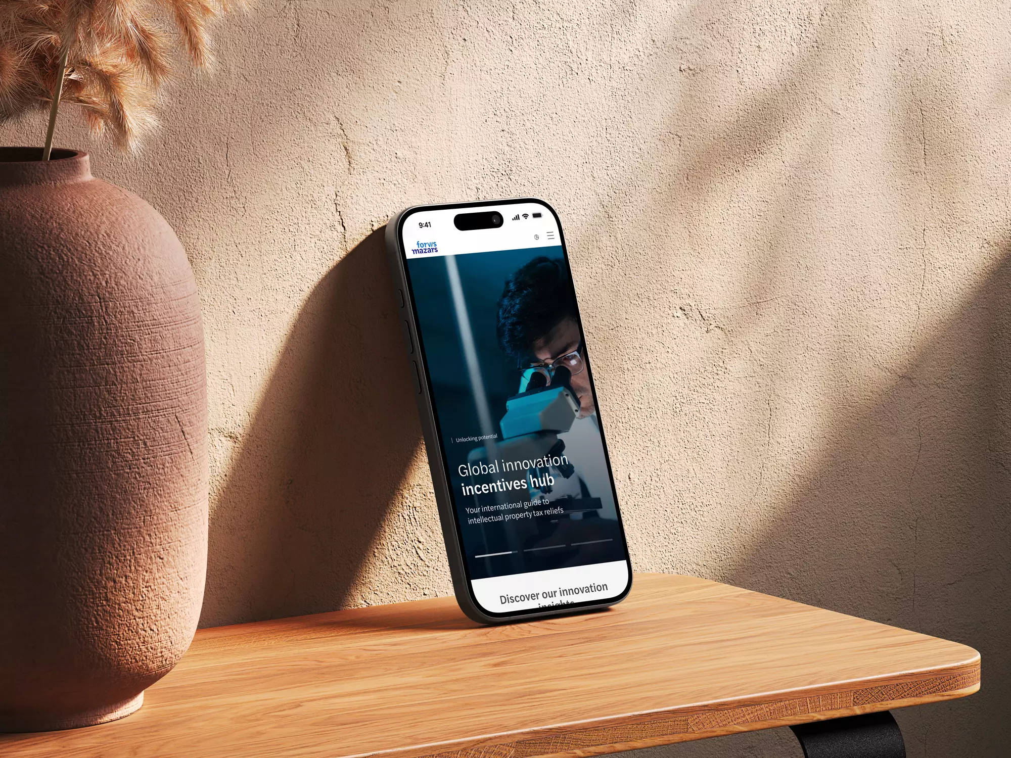 Forvis Mazars — Page d'atterrissage, expérience digitale 9