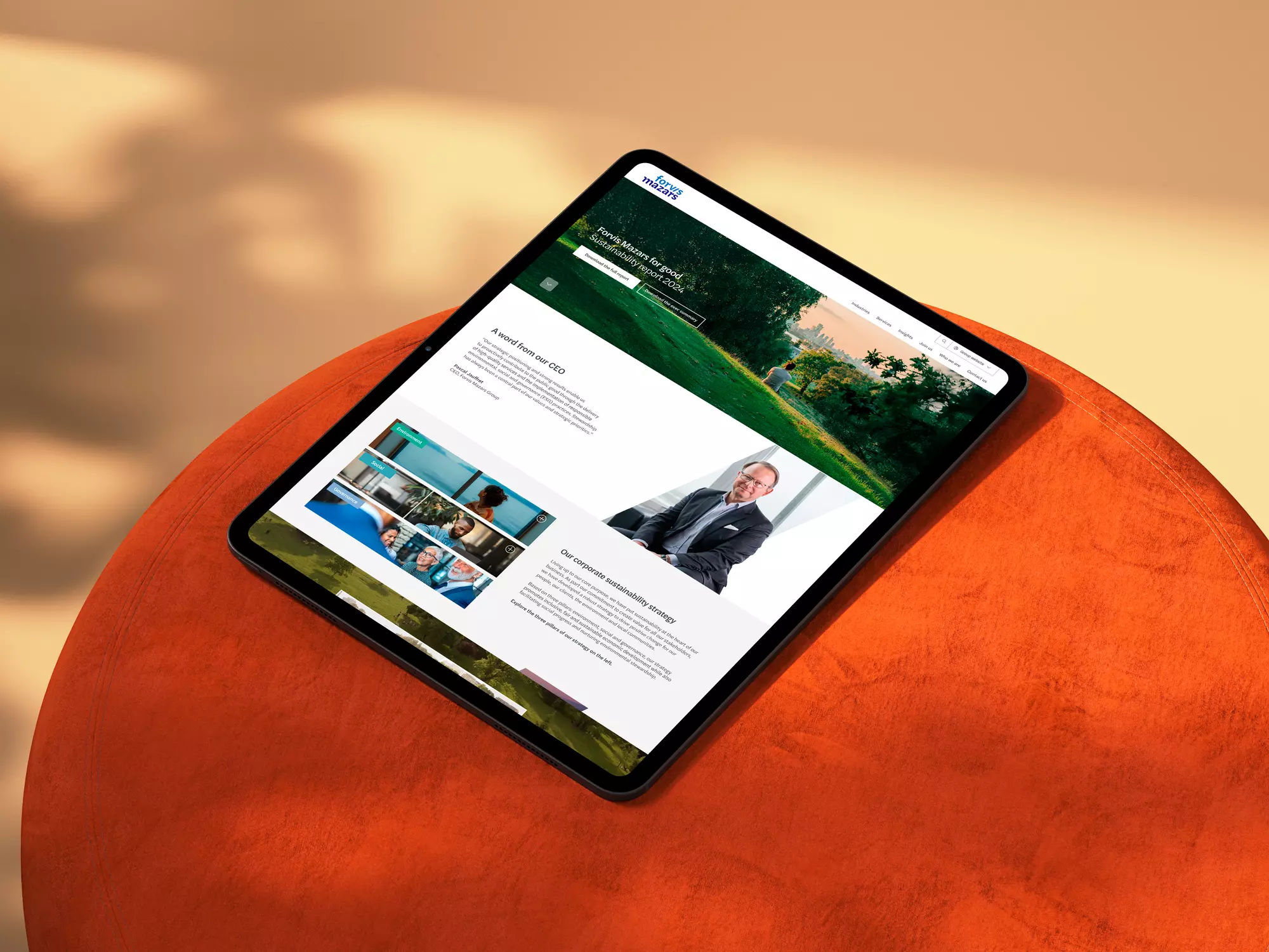 Forvis Mazars® — visuel de campagne