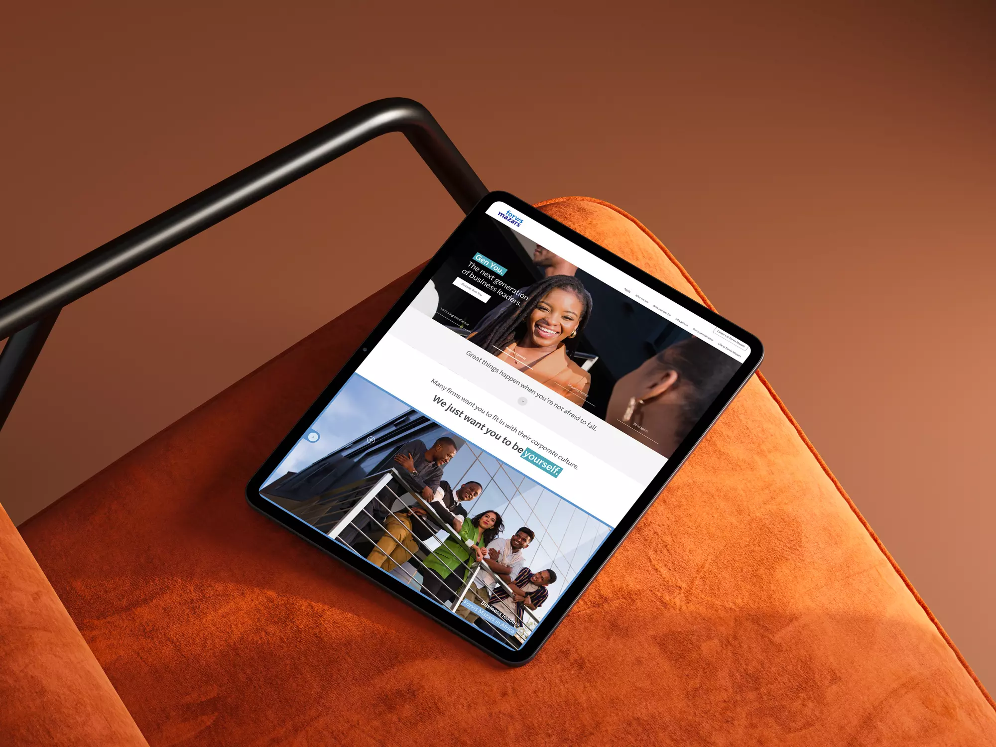 Forvis Mazars — Page d'atterrissage, expérience digitale 4