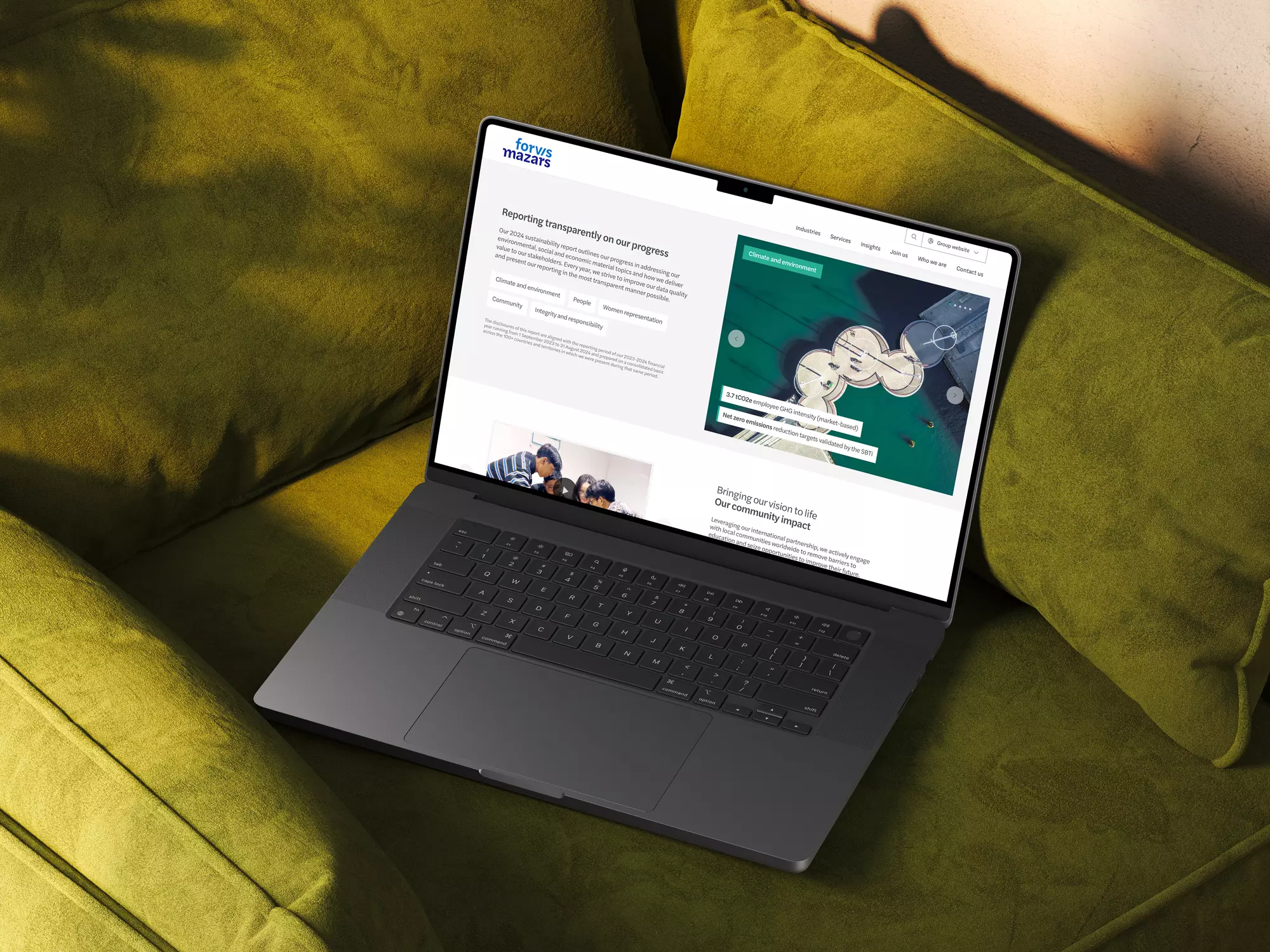 Forvis Mazars — Page d'atterrissage, expérience digitale 5