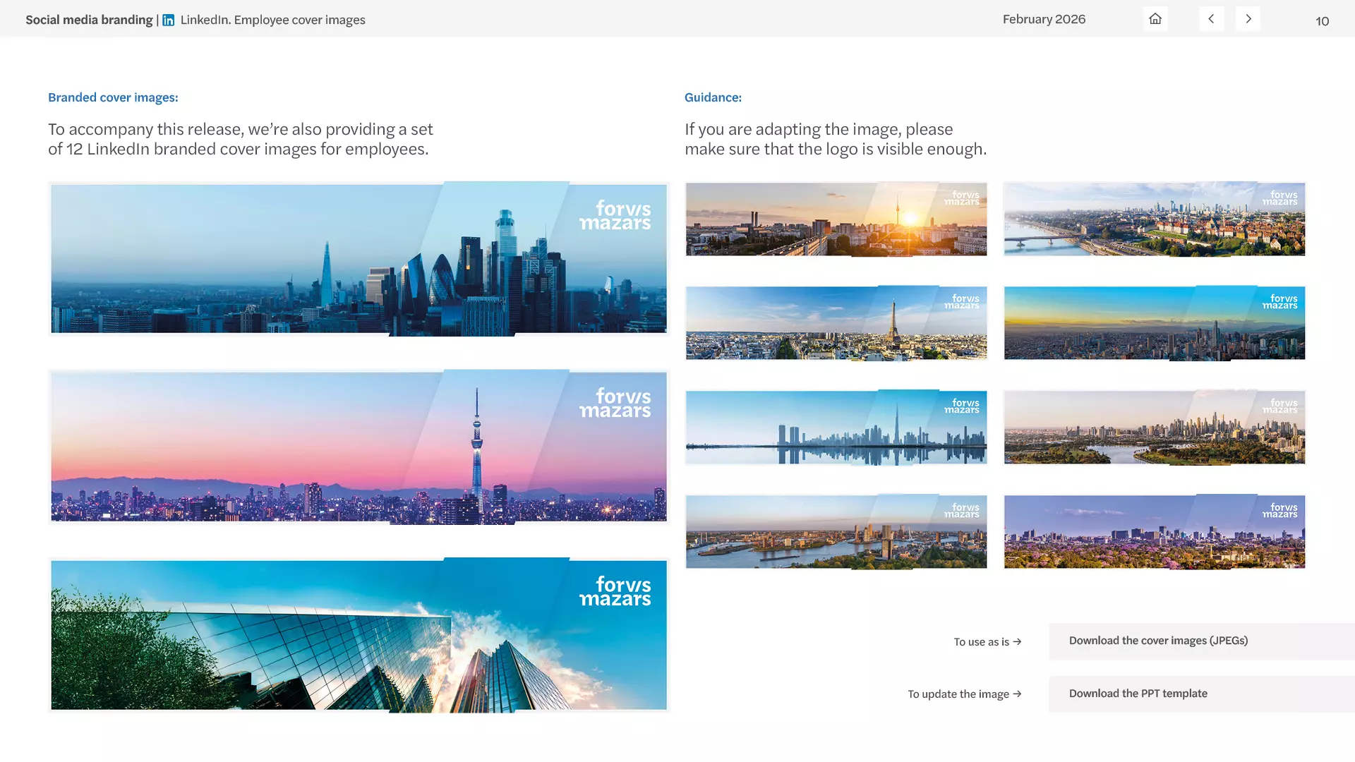 Forvis Mazars — Système de marque réseaux sociaux, visuel 8