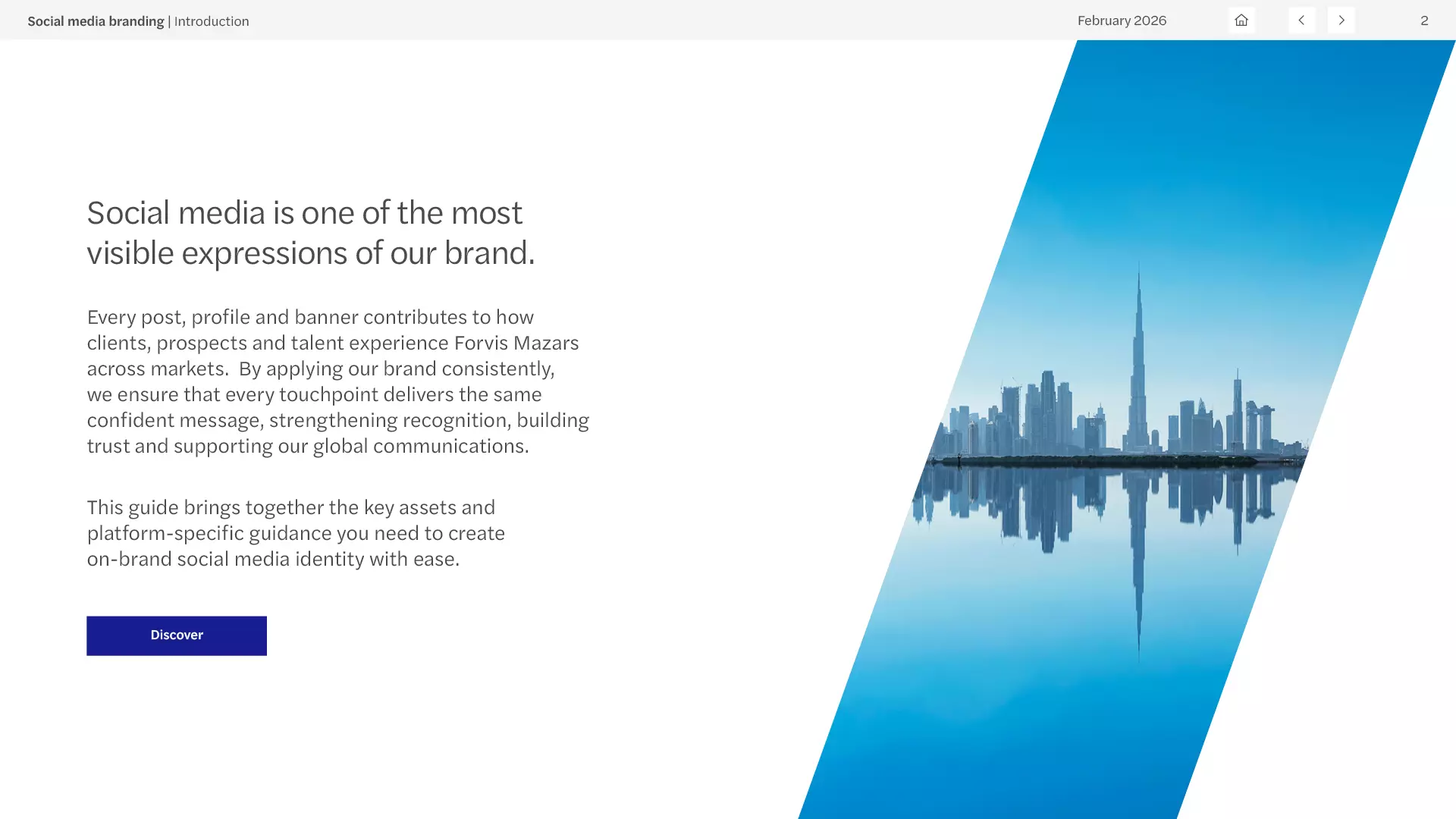 Forvis Mazars — Système de marque réseaux sociaux, visuel 2