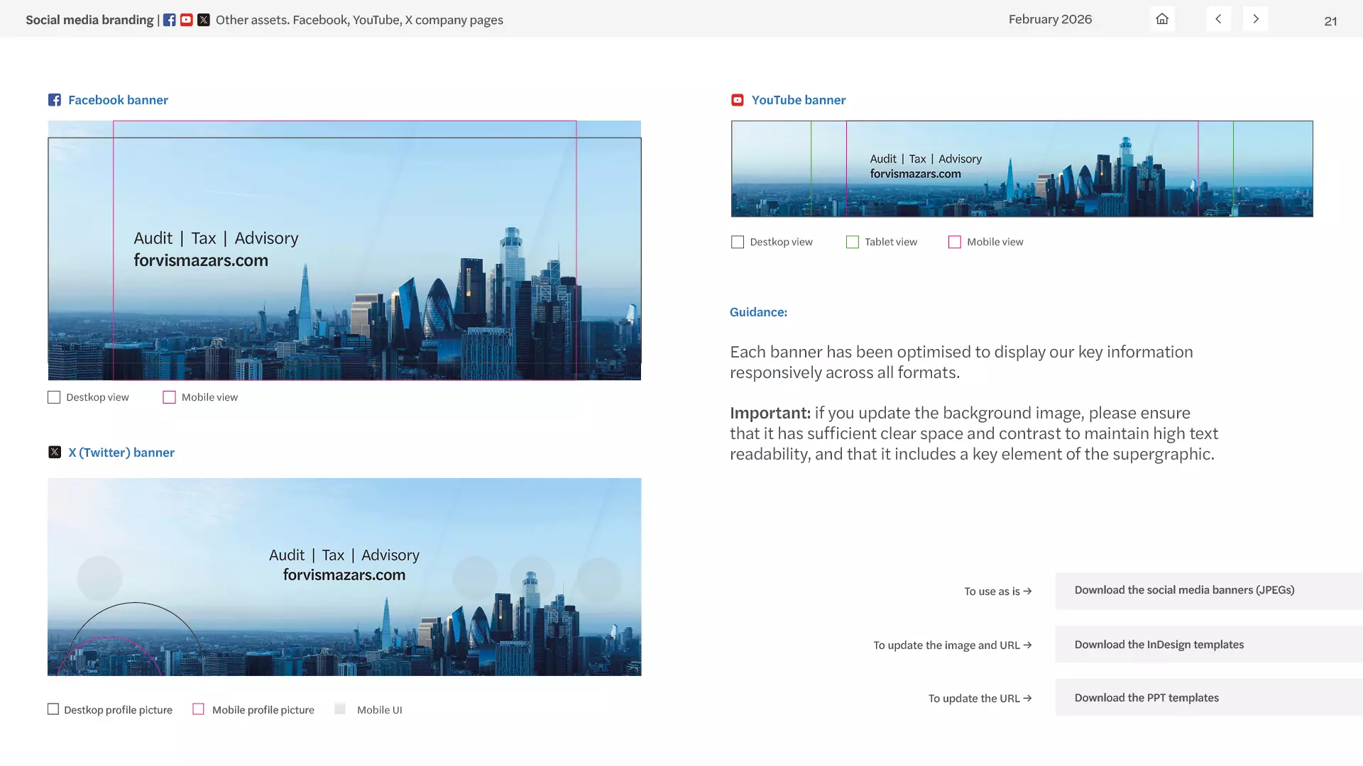Forvis Mazars — Système de marque réseaux sociaux, visuel 17