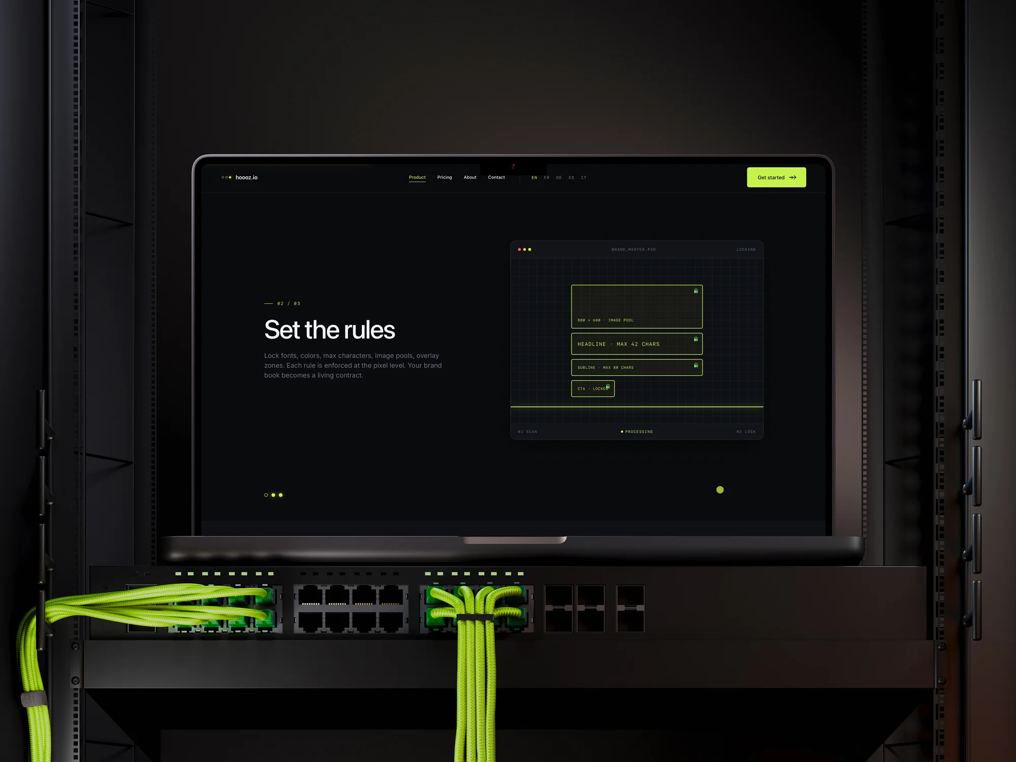 Hoooz — détail du schéma de traduction