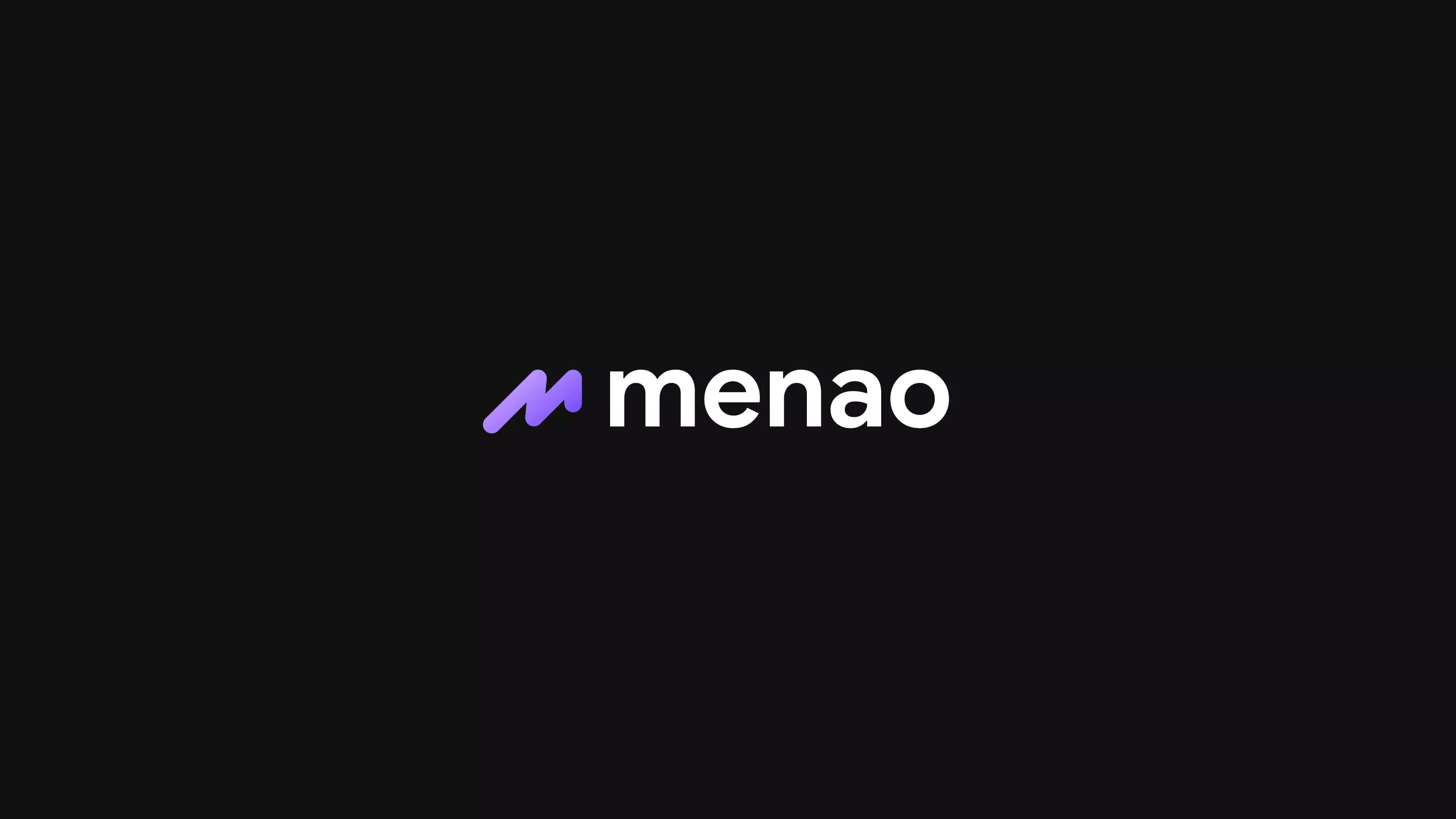 Menao® — final brand visual, complete art direction for B2B digital platform