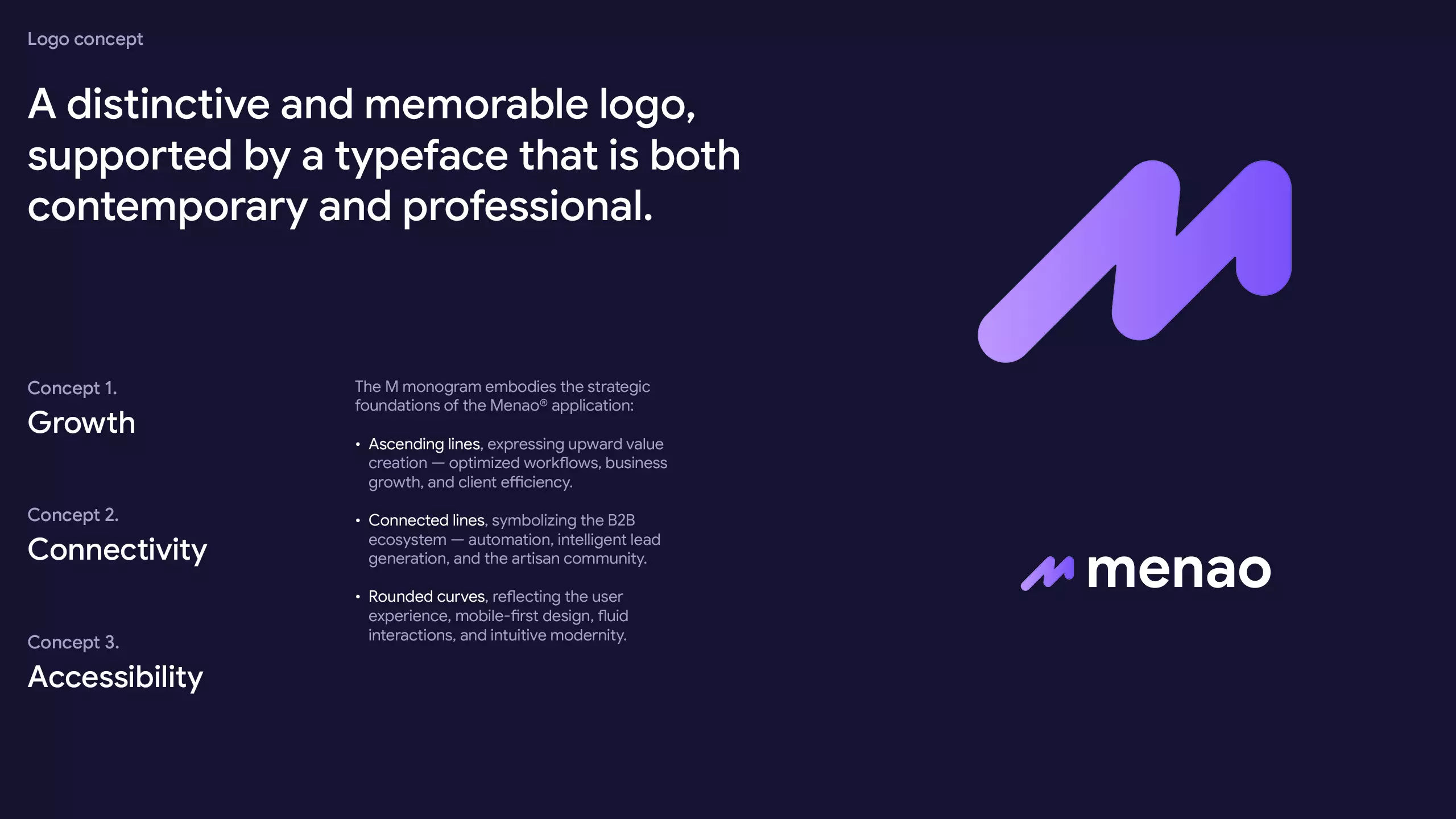 Menao® brand guidelines — colour palette and design tokens