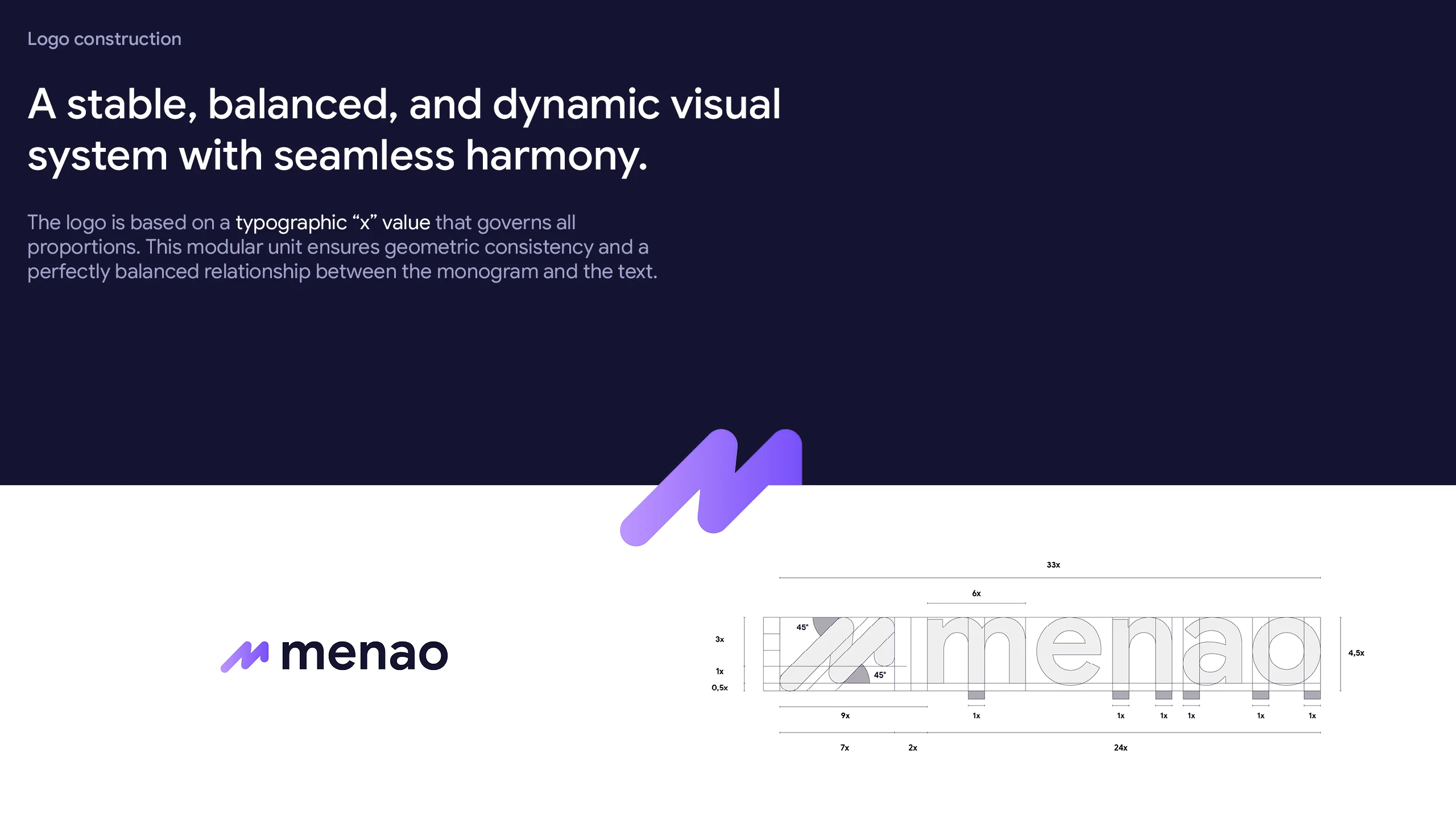 Menao® brand guidelines — iconography and UI component library