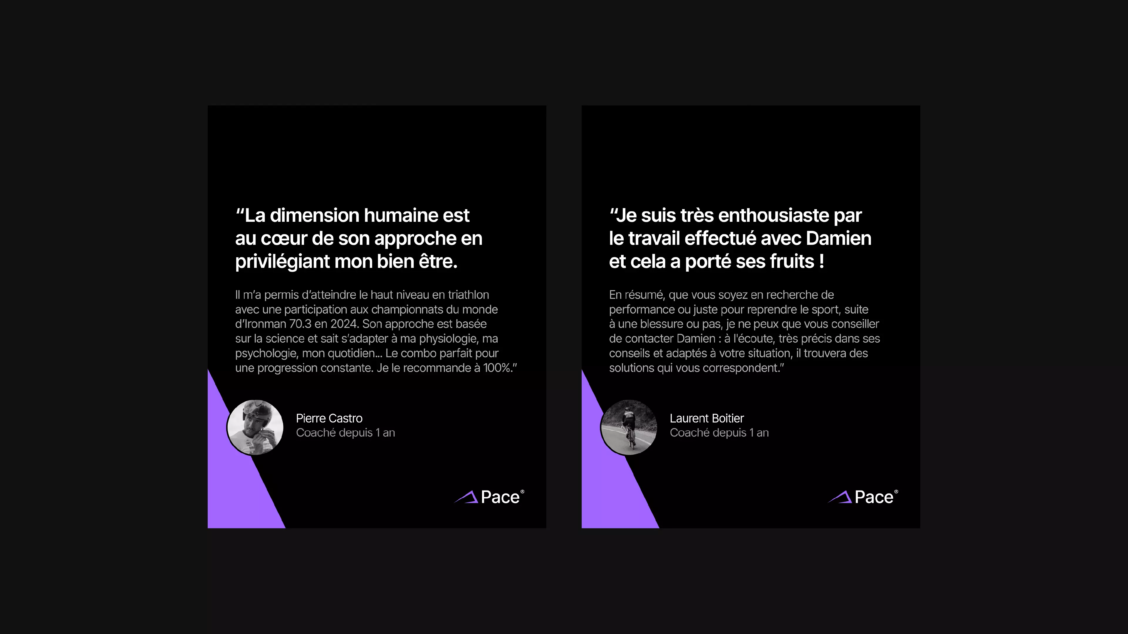 Pace® social media — performance visual