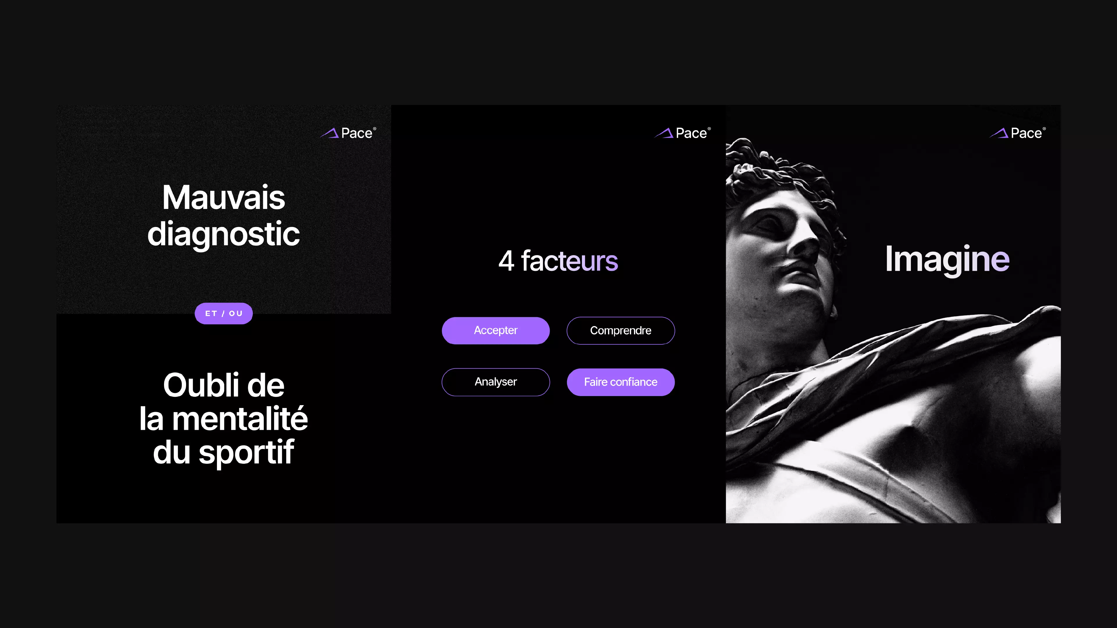 Pace® social media — race day content