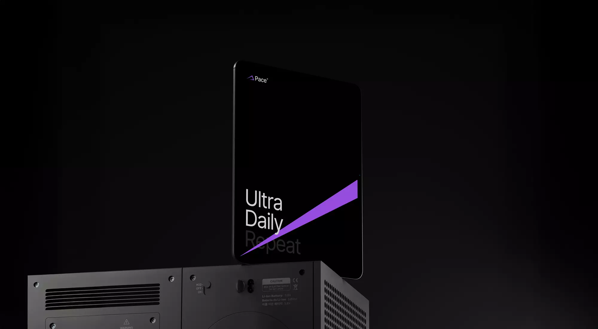 Pace® website — typography and grid system