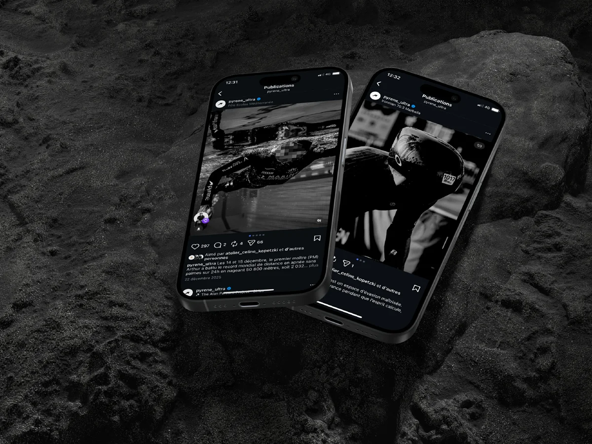 Pyrene® — identité de marque packaging nutrition sportive ultra-endurance