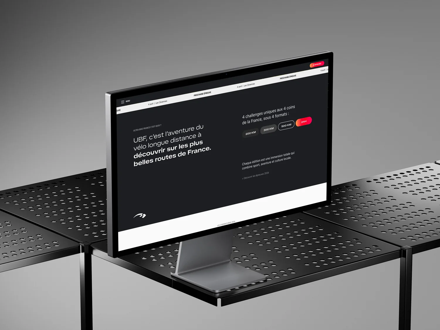 Ultra Bike France® brand application — apparel and race kit