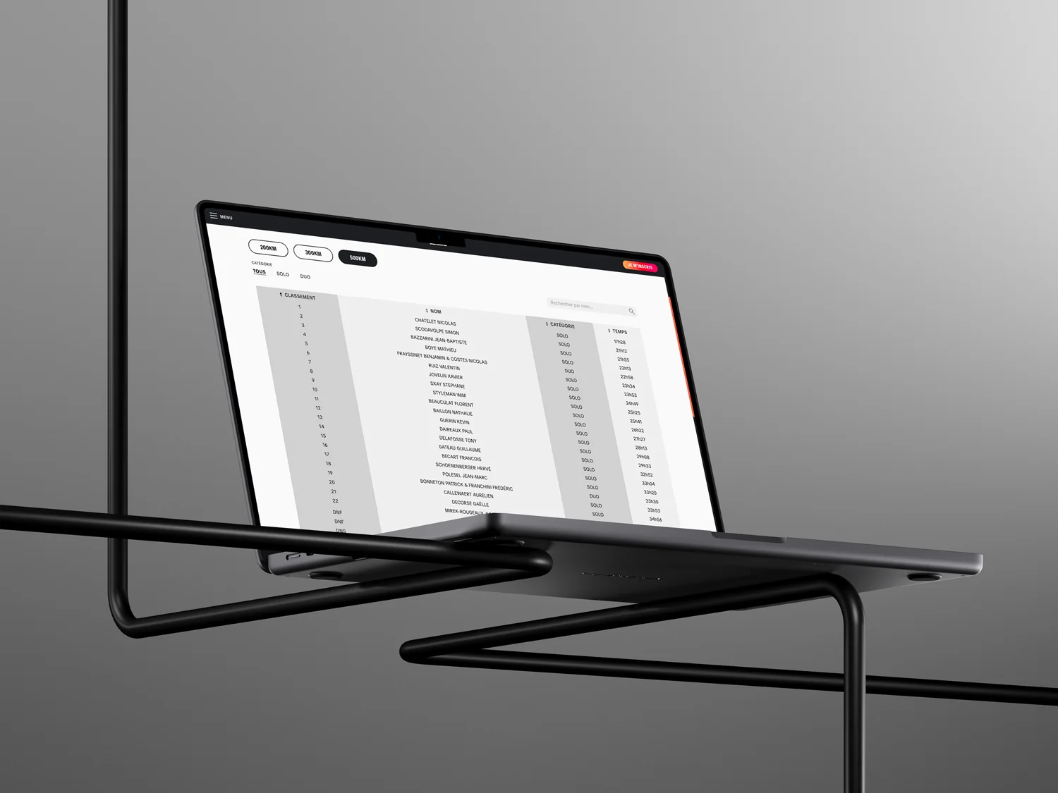 Ultra Bike France® brand application — adventure storytelling